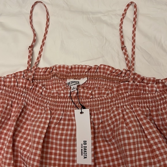 BB Dakota Gingham Dress SZ L - Picture 2 of 2